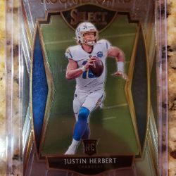 Justin Herbert 2020 Select Rookie Card