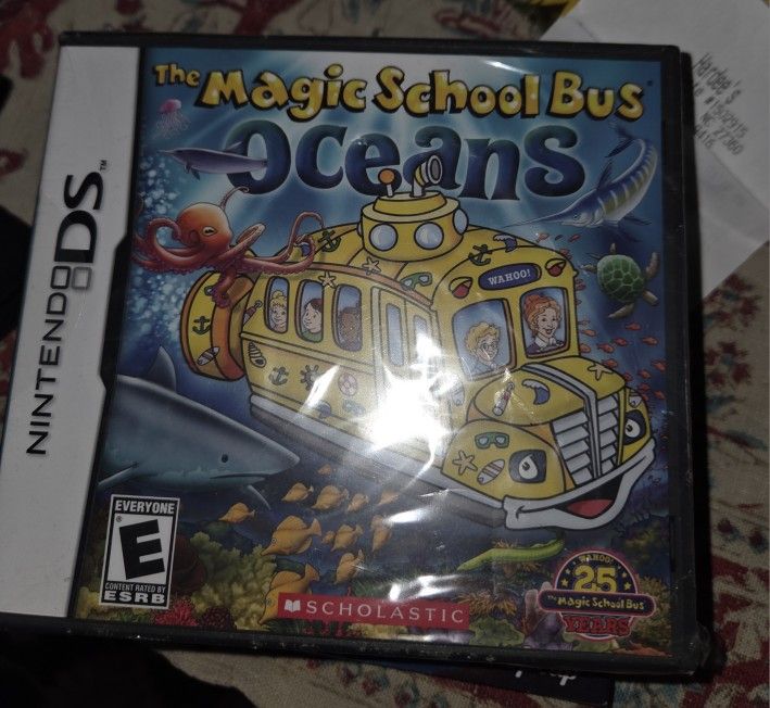 Nintendo DS game called "The Magic School Bus Oceans