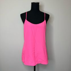 J. Crew Neon Pink Spaghetti Strap Camisole