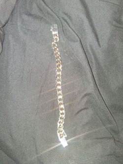 Gold-Tone Curb Link Chain Bracelet