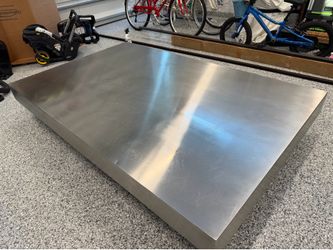 Willy Rizzo stainless steal coffee table