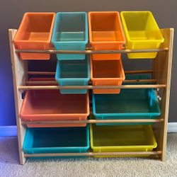 Organizer With Wooden Base 