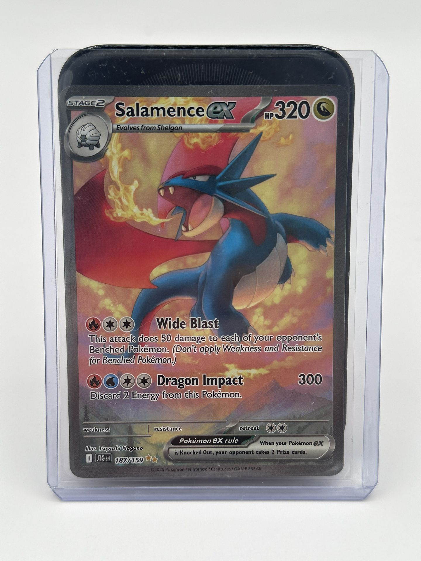 Salamence EX 187/159 Pokemon Card