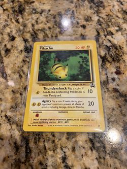 Pikachu Promo 27 Pokemon Card