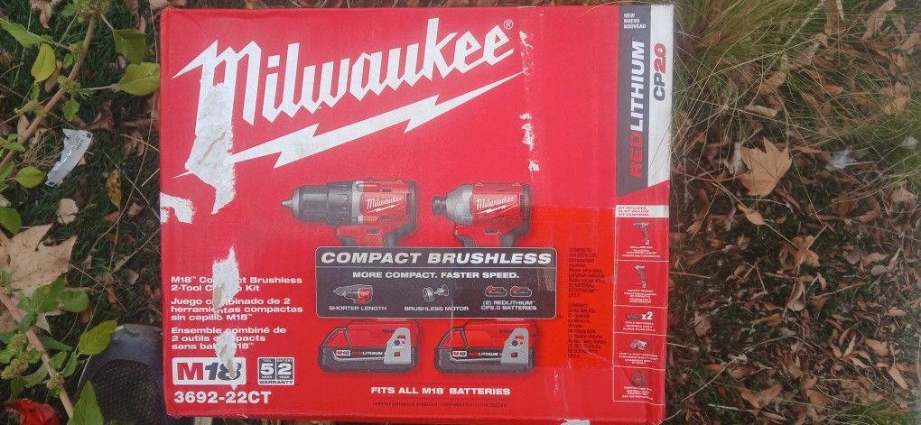 Milwaukee M18 Brushless Drill And Impact Driver