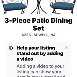 3-Piece Dining Set