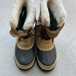 Men’s Sorel Caribou Winter Snow Boots Size 7