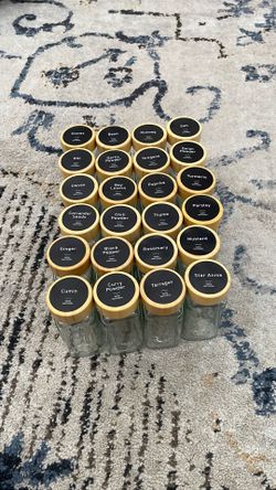 New 24 jar/ spice jars
