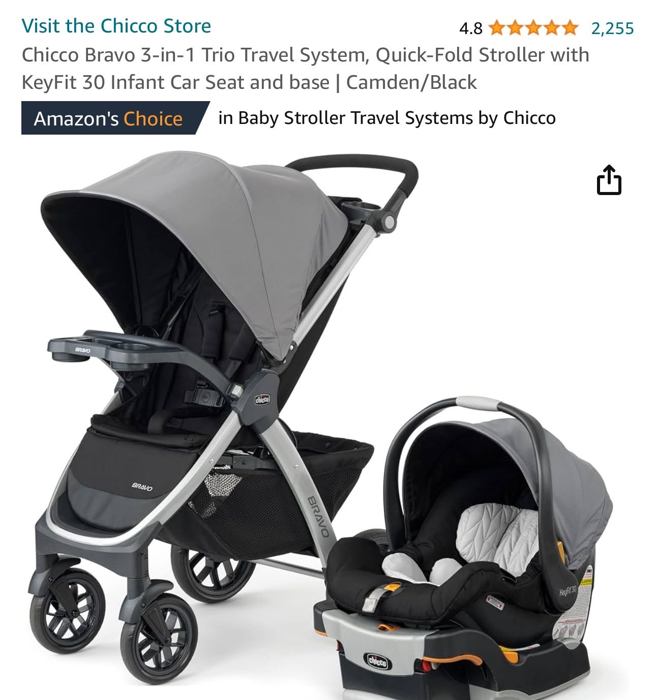 Chico Keyfit 30 Stroller / Travel System