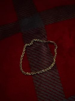 14k Gold rope bracelet