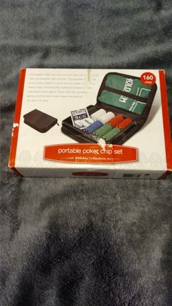 Portable Poker Chip Set