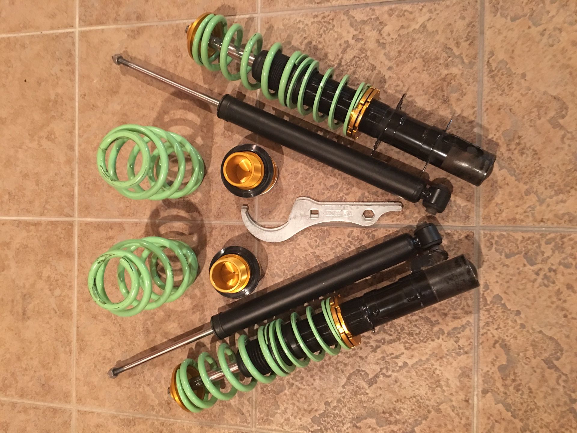 Vw Mk4 Jetta Golf Beetle raceland ultimo coilovers