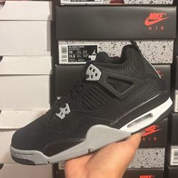 Jordan 4 Retro SE Black Canvas 