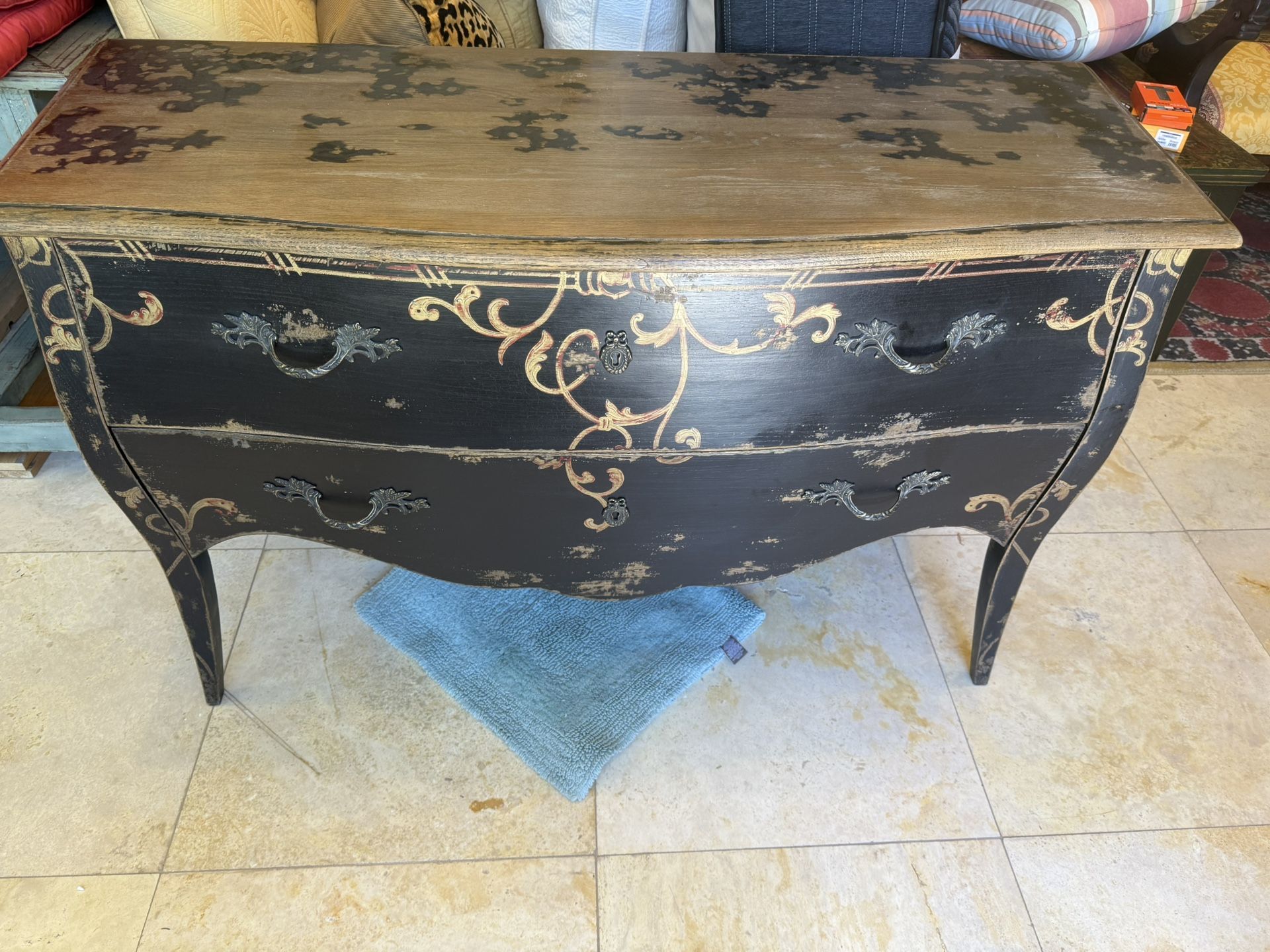 Antique 2 Drawer Distressed Dresser