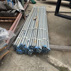 1”  X 10’ Galvanized RGC Conduit Blue Cap