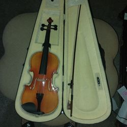 Violin With Bo, Case And Accessories (Crescent MT-20Tuner)14"Full Size