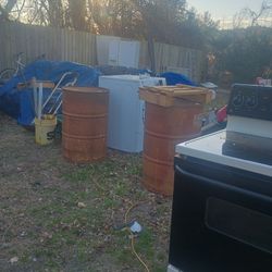 I Have Four Burn Barrels Two With The Lids Cut Off Two With Lids On