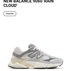 New Balance 9060 'Rain Cloud'
Used 
Size 14