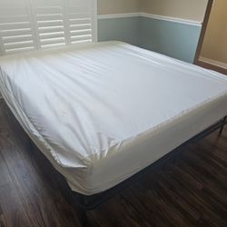 10" Lucid California King Mattress And Frame