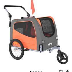Vevor Dog Bike Trailer  For Up To 88lbs