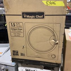 Magic Chef Compact 1.5 cu. ft. Electric Dryer in White