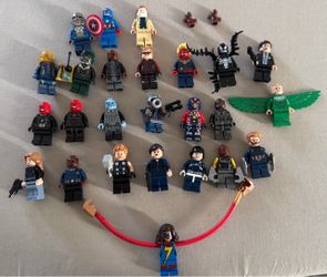 Lego marvel minifigures