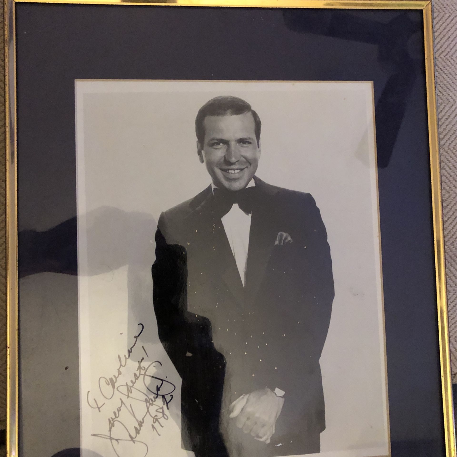 Frank Sinatra Jr From 1982 Autographed Picture