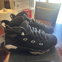 Jordan 6-17-23 (GS) Black & Metallic Silver