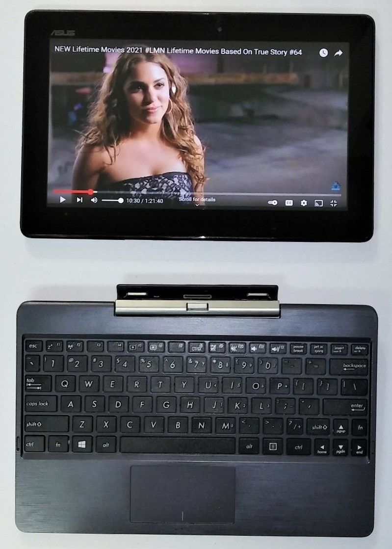 ASUS 10.1" 4 CORE WINDOWS 10 HOME TABLET/LAPTOP