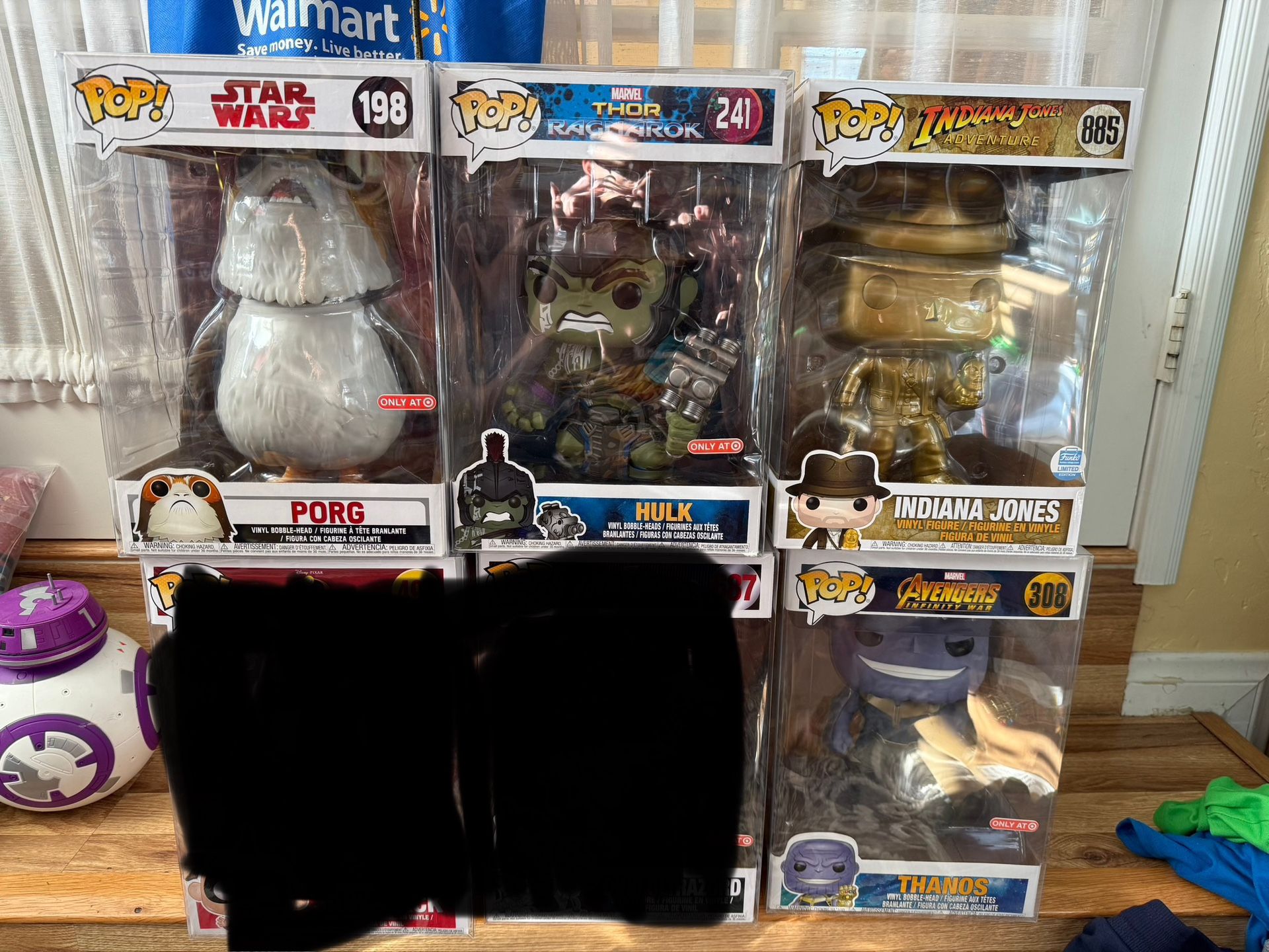 Funko Pops Jumbo and 10 Inch