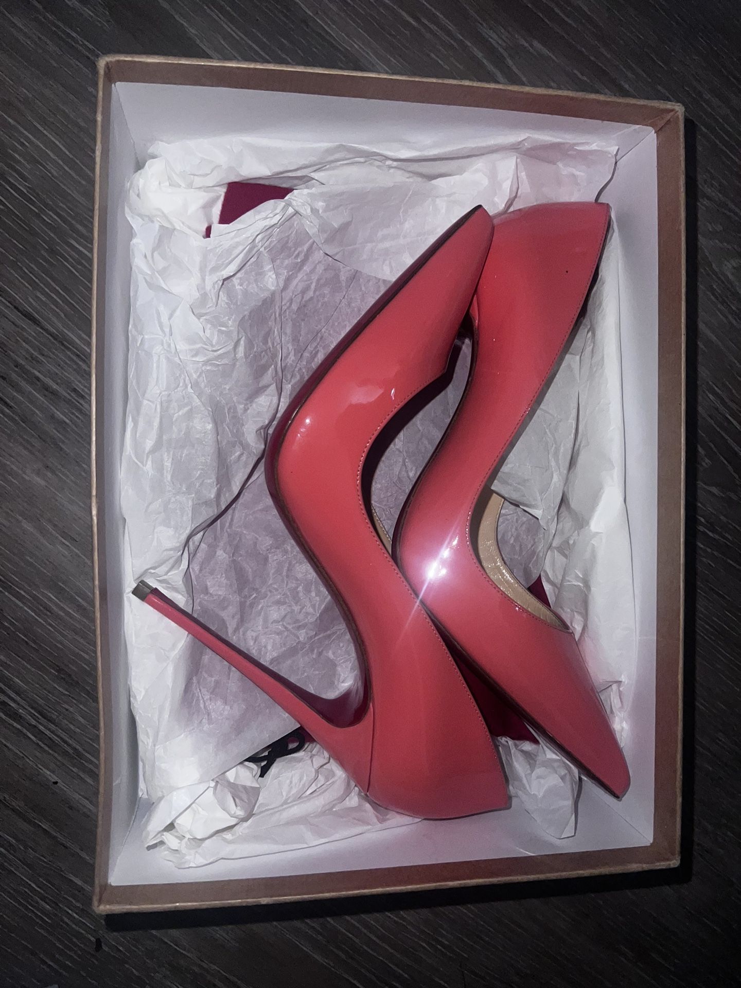 Christian Louboutin Pigalle follies Barbie Season Heels size 38