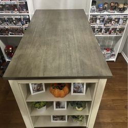 Rectangular Dining Table + 4 Stools