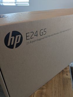 Open Box HP E24 G5 24 Inch FHD Monitor