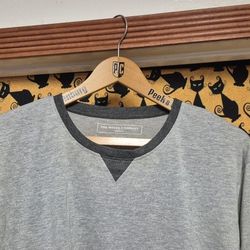 The White Company London Gray Ringer Sweat Shirt
