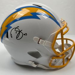 La Chargers Sproles FS Speed autographed, full-size helmet