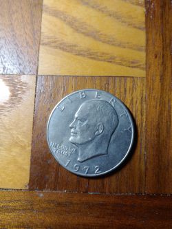U.S. 1972 Eisenhower Dollar Coin