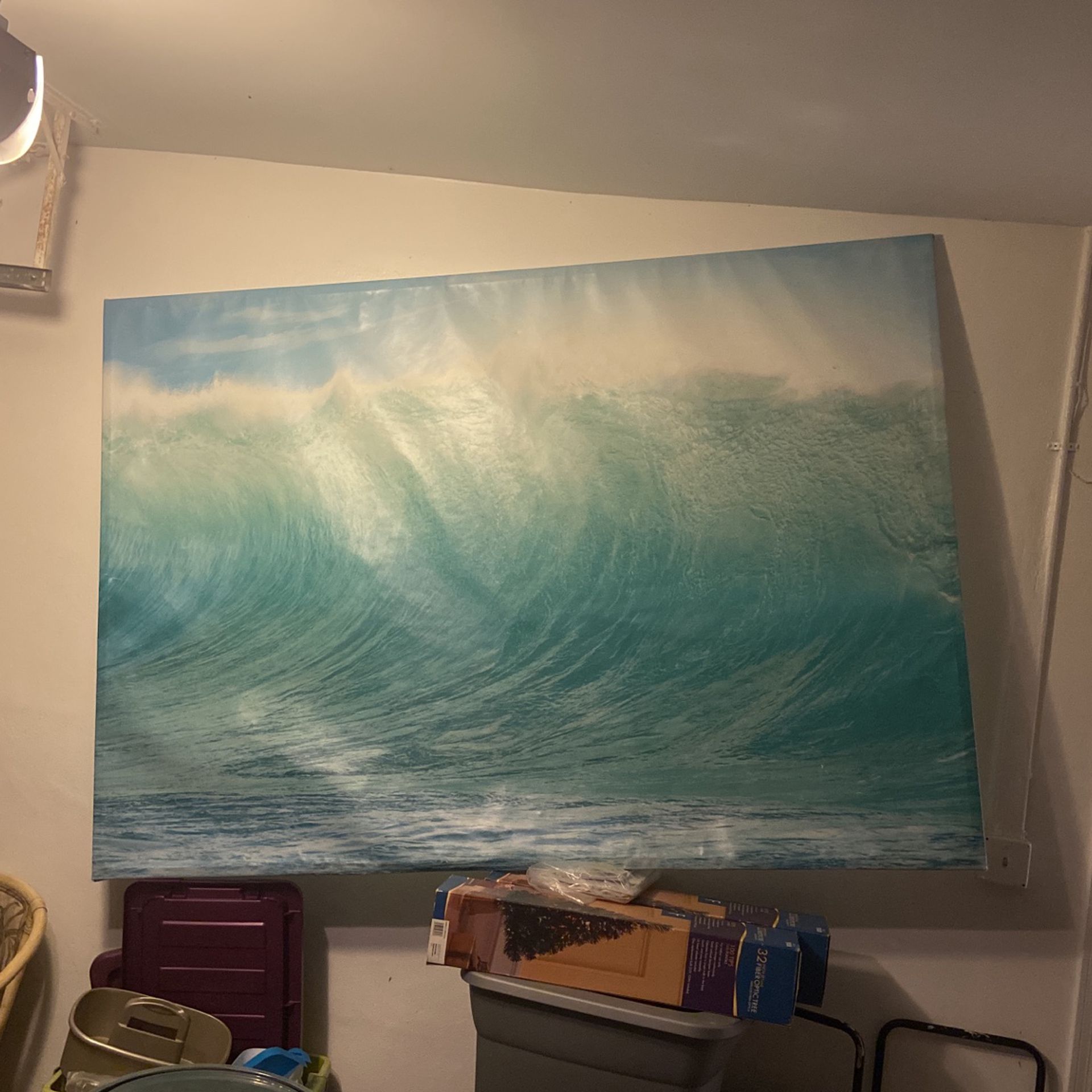 Extra Large Wave Picture 78 X 55
