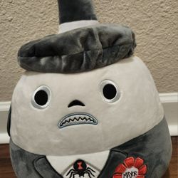 NWT 18" (from botttom to top of hat) Two Faced Mayor Squishmallow from Nightmare Before Christmas, Rare Find in Mint Condition