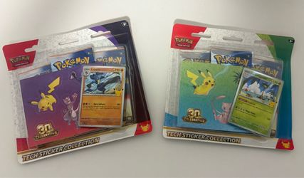 TCG 30th Pokemon Celebration Tech Stickers