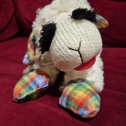 Lamb Chop Squeaking Dog Toy 
