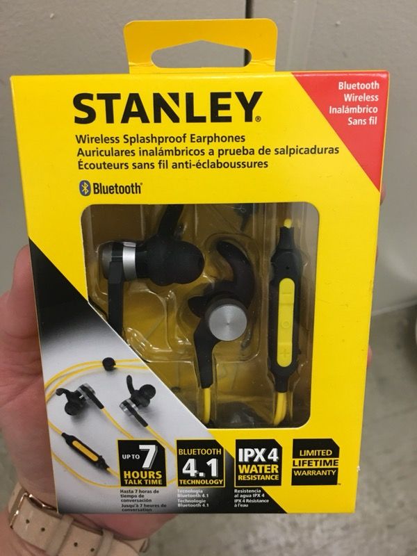 STANLEY Bluetooth Wireless Splash-proof Earphones