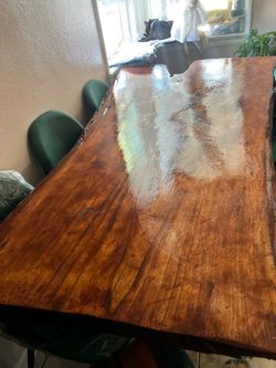 Live edge handmade table