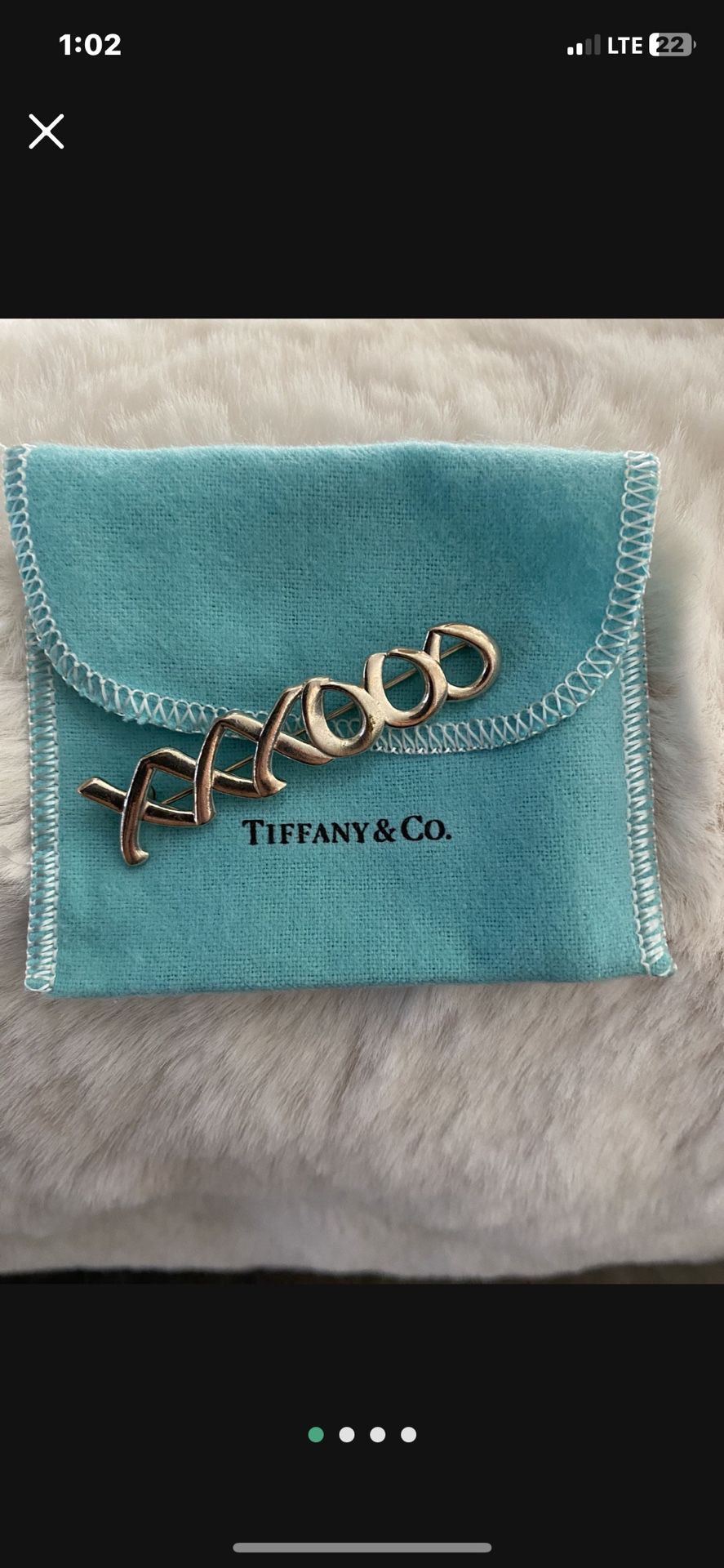 XXXOOO Tiffany Brooch $150