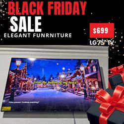 LG 75” TV No Credit Needed $10 Down 