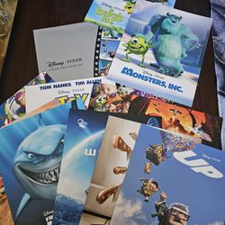 Limited Run Set Of 11  Disney Pixar Lithographs 