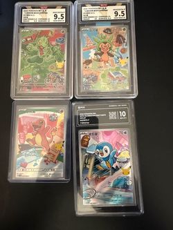 Graded Pokemon 30th Anniversary Chinese Promo Cards Lot