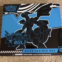 New Pokemon Black Bolt ETB