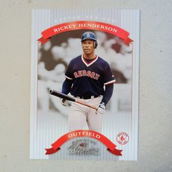 2002 Rickey Henderson Baseball Card