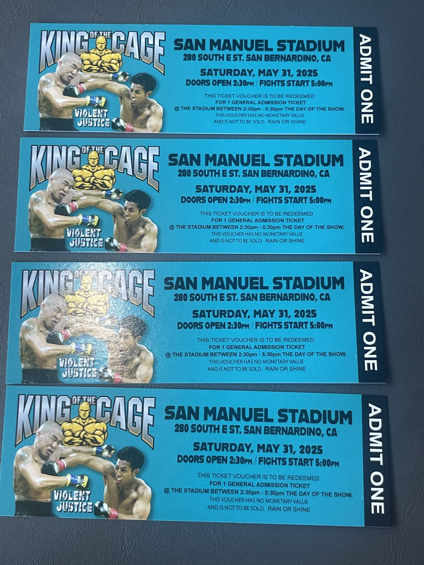 Tickets King Of the Cage