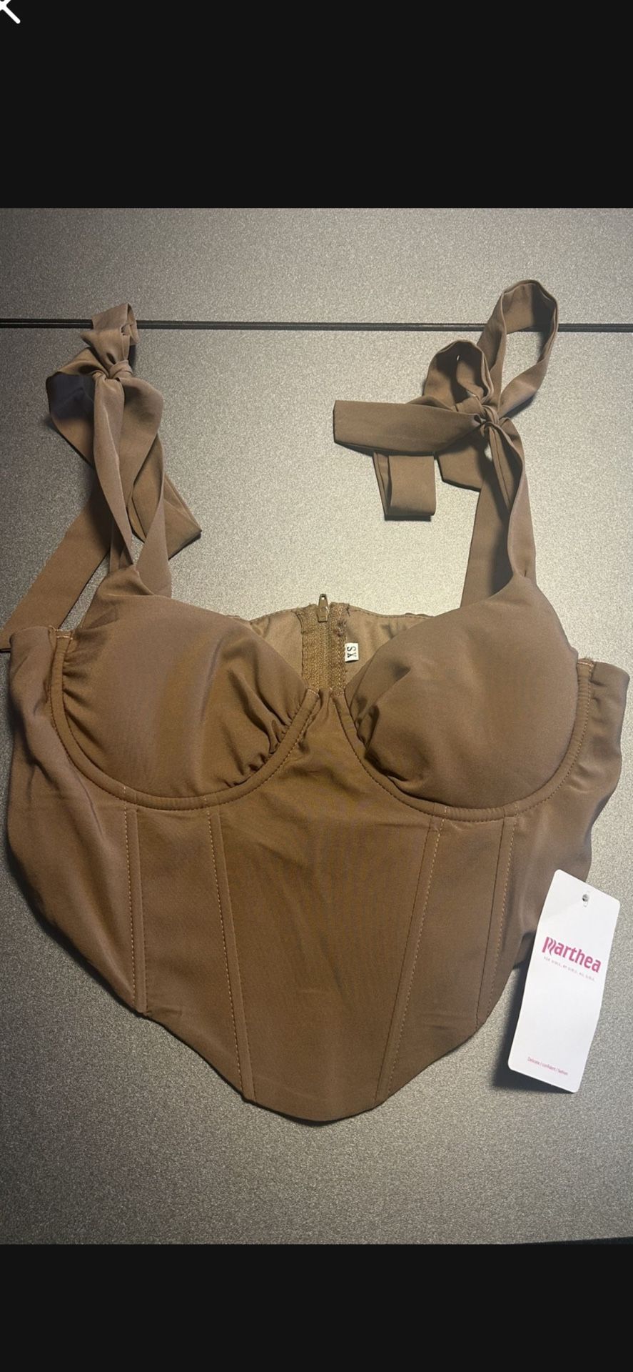 New Women’s Brown Stylish Shirt (Size XS)